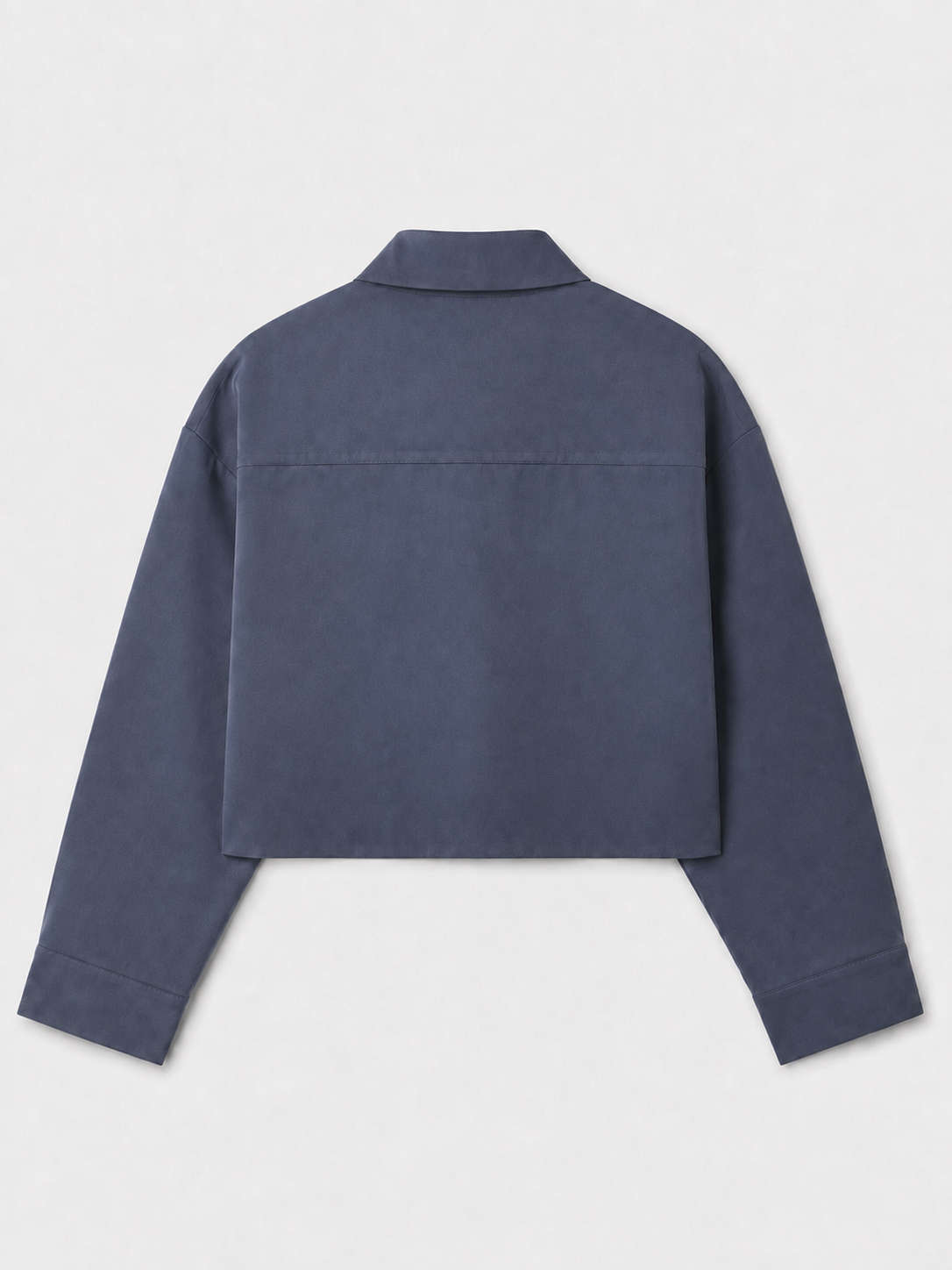 Frame Cropped Overshirt — back garment view