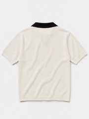 Interval Knit Polo — back garment view