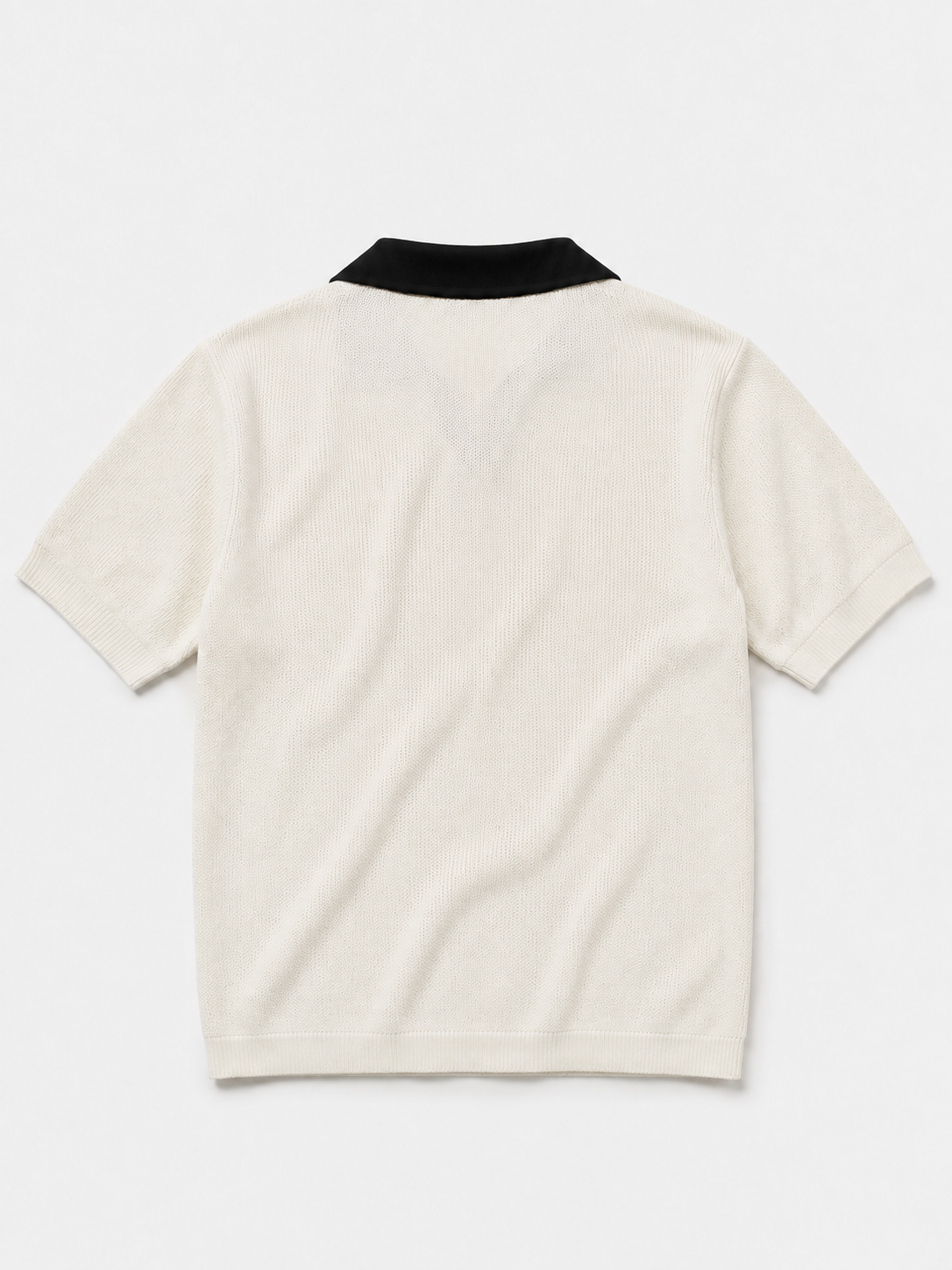 Interval Knit Polo — back garment view