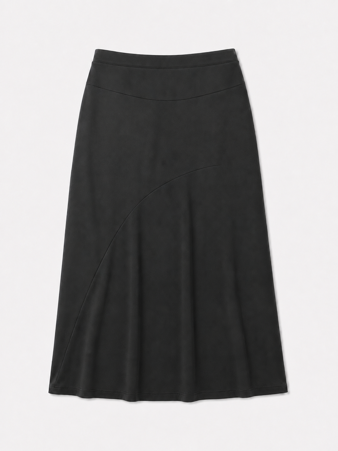 Line Panel Maxi Skirt — back garment view