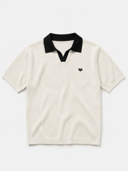 Interval Knit Polo — front garment view