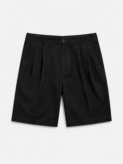 Interval Pleated Short — front garment view
