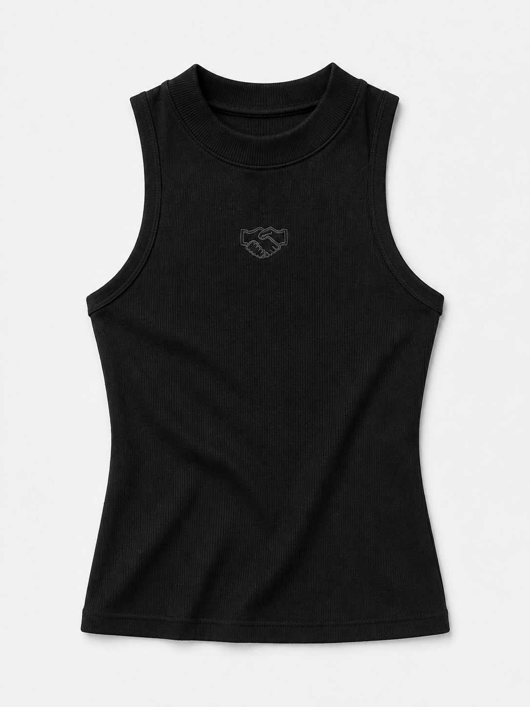 Line High-Neck Tank — front garment view