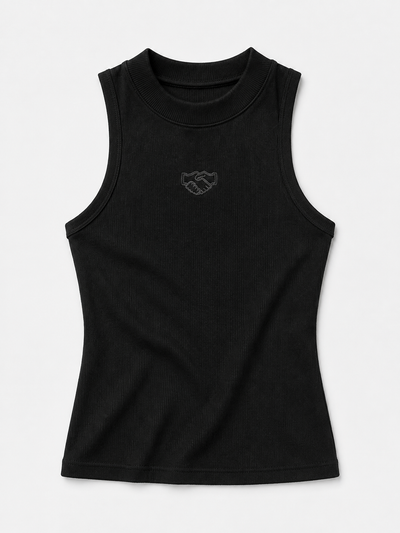 Line High-Neck Tank — front garment view