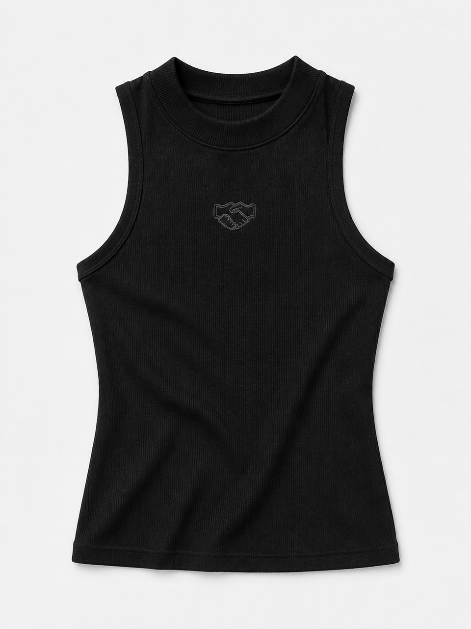 Line High-Neck Tank — front garment view