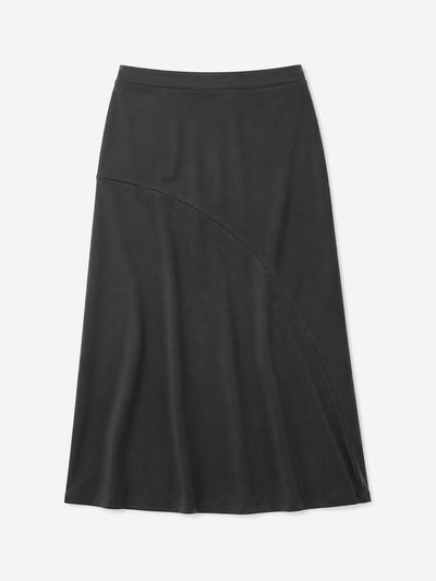 Line Panel Maxi Skirt — front garment view