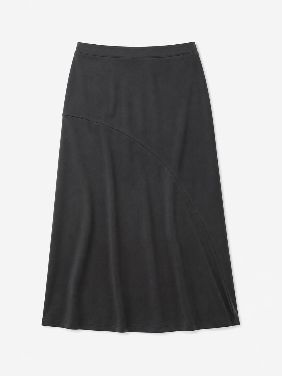 Line Panel Maxi Skirt — front garment view